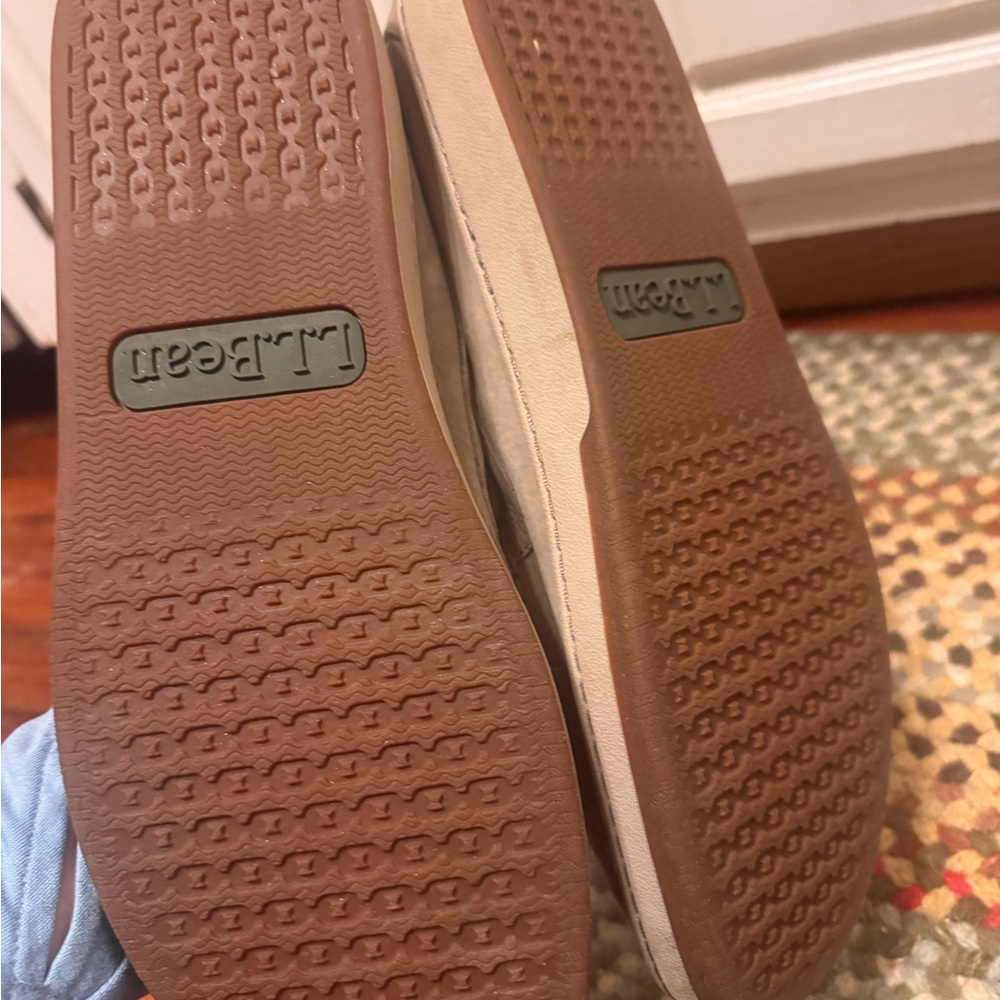 L. L. Bean Handsewn Leather Moccasins Size 14 like new - Picture 6 of 8